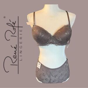 Bra and Panty Set / Intimates by Rene Rofe, NEW